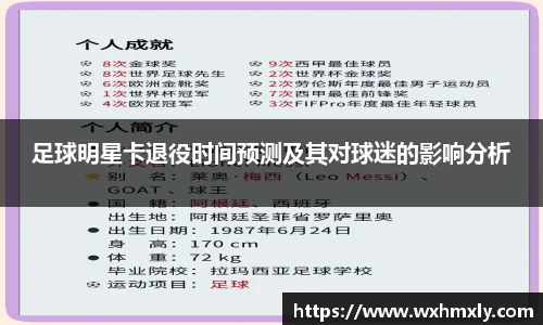 足球明星卡退役时间预测及其对球迷的影响分析
